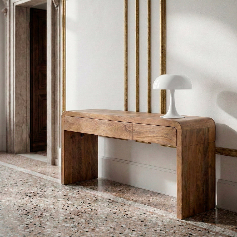 CONSOLA MADERA DE MANGO SALÓN 153 X 45 X 76 CM