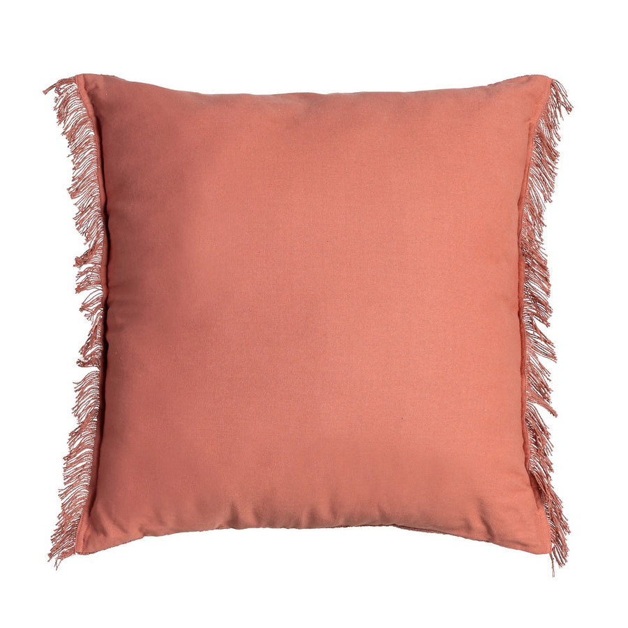 BRICK CUSHION COTTON-POLYESTER 60 X 60 CM