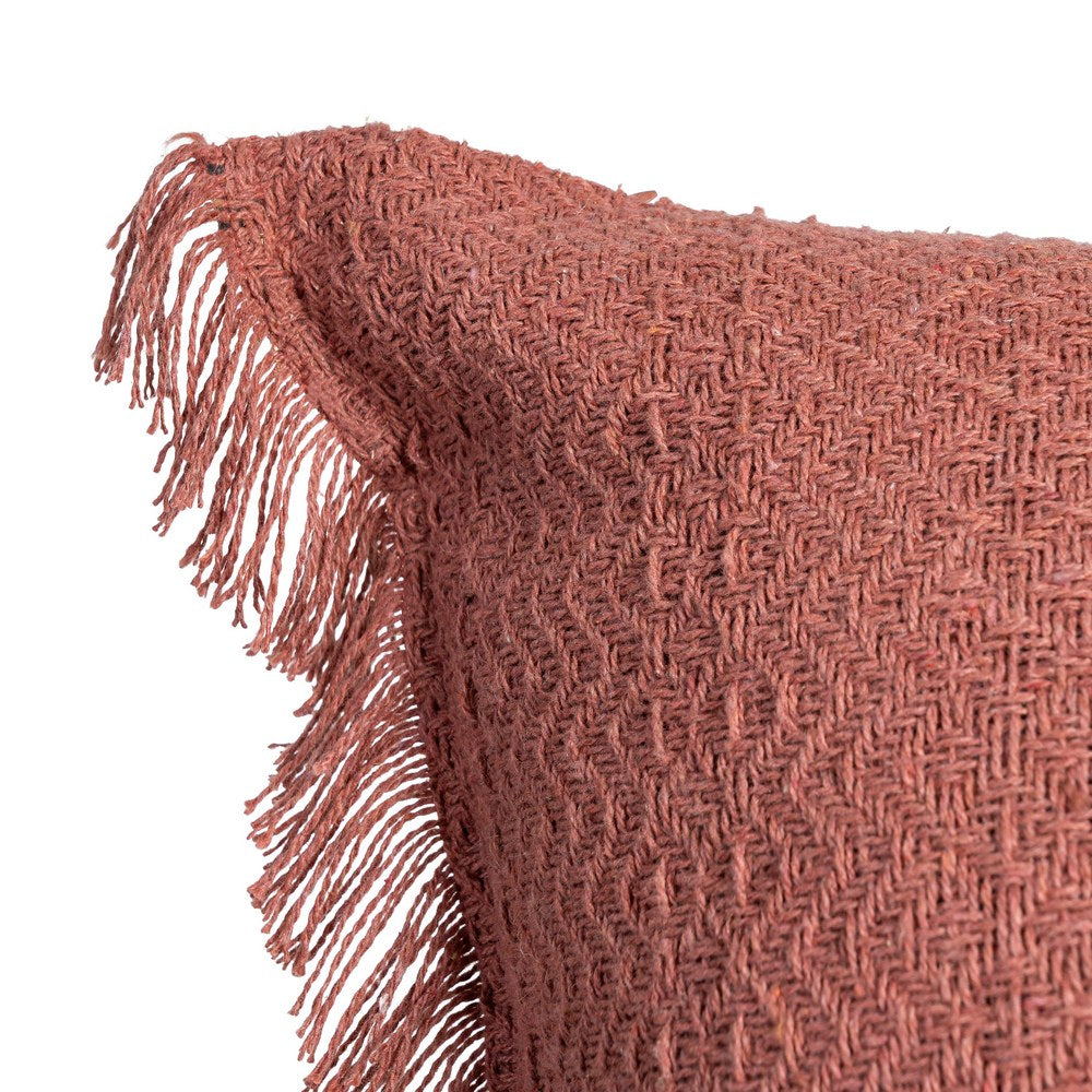 COJÍN TEJA ALGODÓN-POLIÉSTER 60 X 60 CM