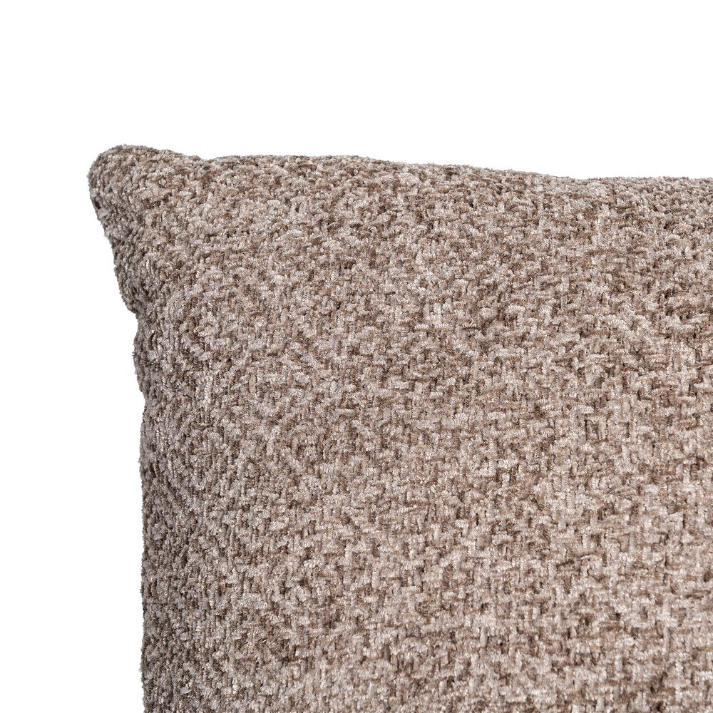 COJÍN MARRÓN POLIÉSTER TEXTIL/HOGAR 30 X 50 CM