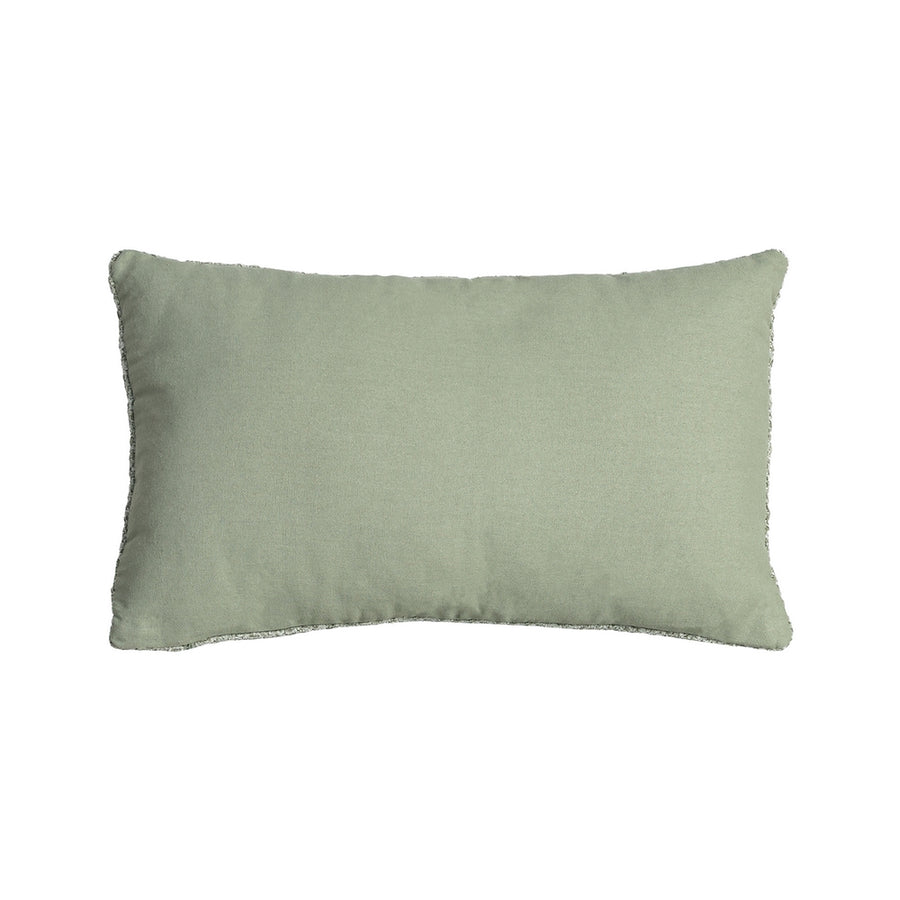COJÍN VERDE POLIÉSTER TEXTIL/HOGAR 30 X 50 CM