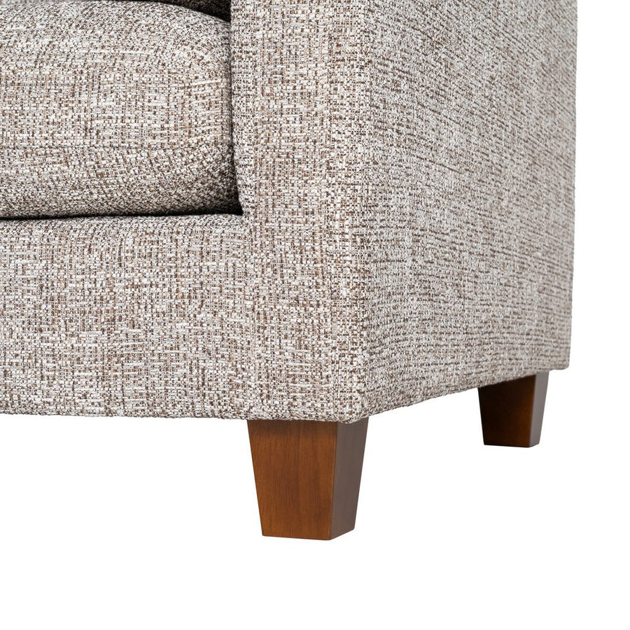 SOFÁ 3 PLAZAS BEIGE TEJIDO-MADERA 221 X 90 X 87 CM