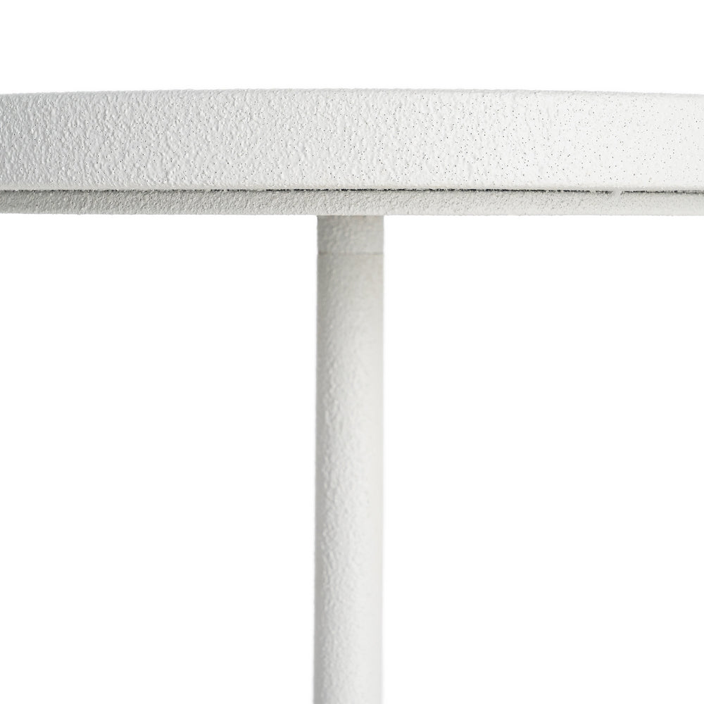 MESITA BLANCO METAL 45 X 45 X 48,50 CM
