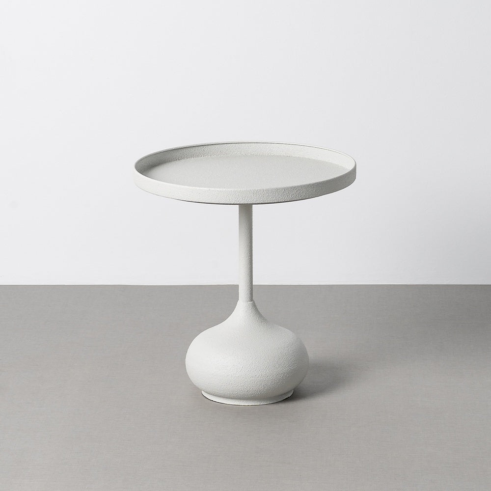 MESITA BLANCO METAL 40 X 40 X 58 CM
