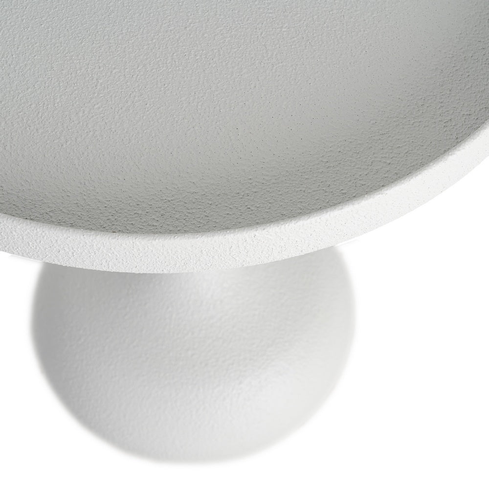 MESITA BLANCO METAL 40 X 40 X 58 CM