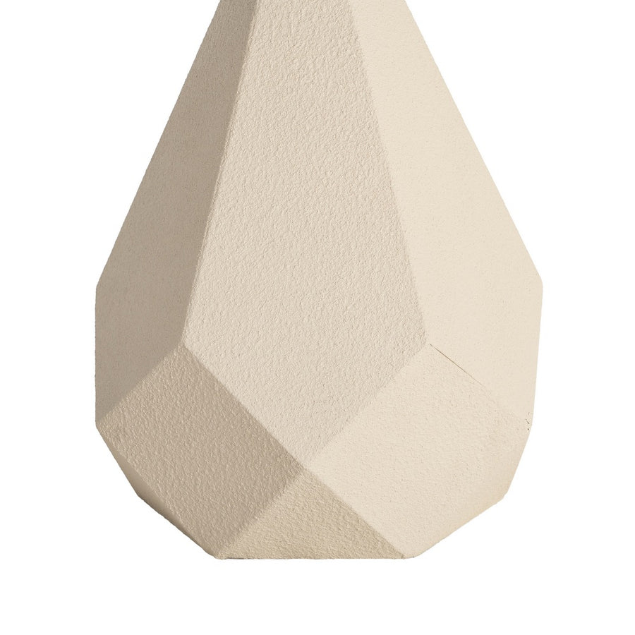 MESITA CREMA METAL 45 X 45 X 56 CM