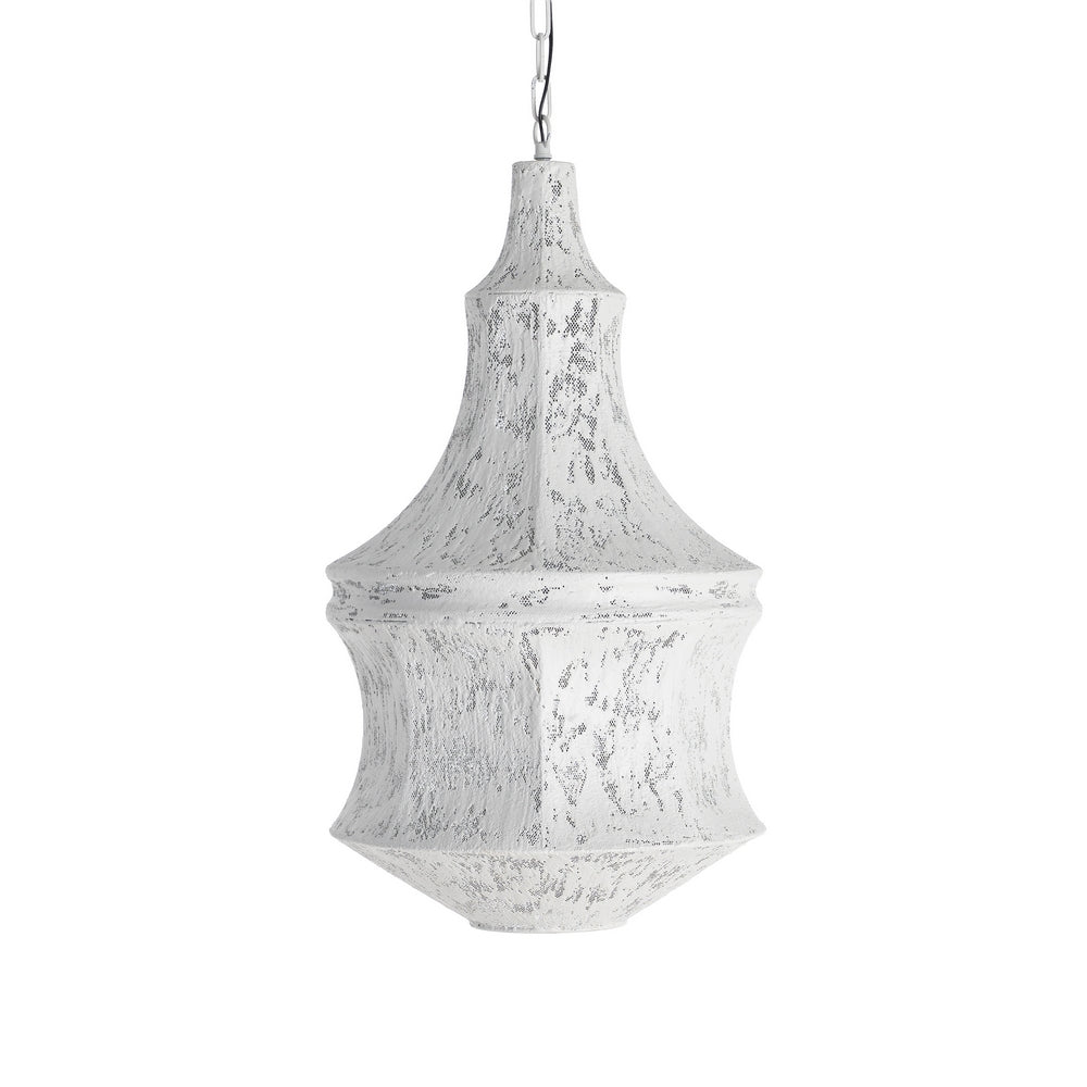 LÁMPARA TECHO BLANCO METAL 45,50 X 45,50 X 84 CM