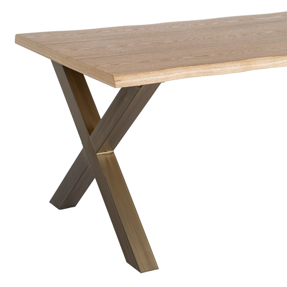 MESA COMEDOR DM-METAL SAL�N 180 X 90 X 77 CM