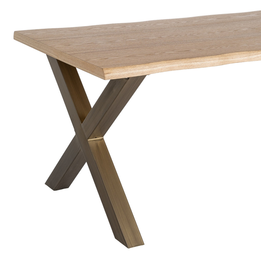 MESA COMEDOR DM-METAL SALÓN 180 X 90 X 77 CM