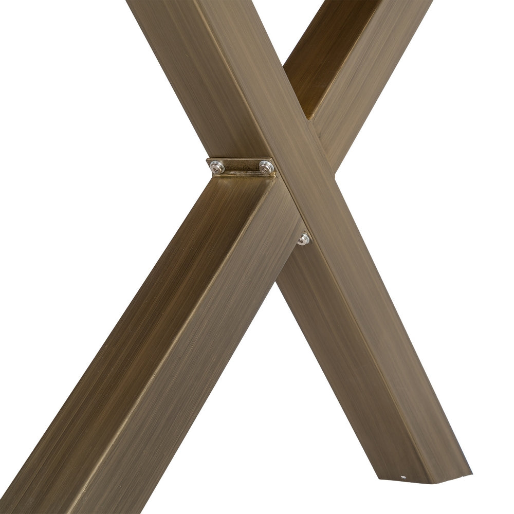 MESA COMEDOR DM-METAL SAL�N 180 X 90 X 77 CM
