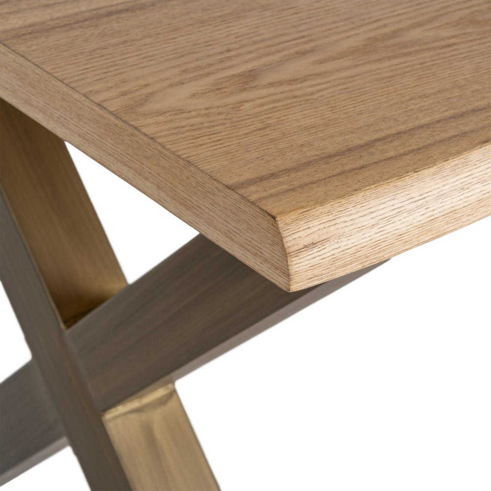 MESA COMEDOR DM-METAL SAL�N 180 X 90 X 77 CM