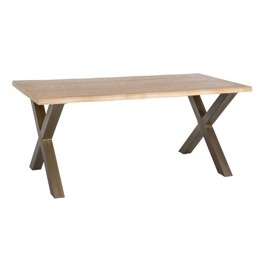 MESA COMEDOR DM-METAL SALÓN 180 X 90 X 77 CM