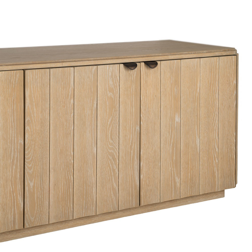 APARADOR NATURAL MADERA DE ROBLE SALÓN 208 X 54 X 65,50 CM