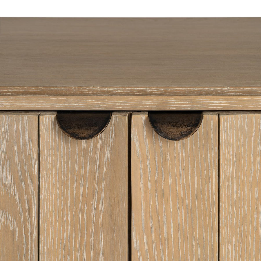 APARADOR NATURAL MADERA DE ROBLE SALÓN 208 X 54 X 65,50 CM