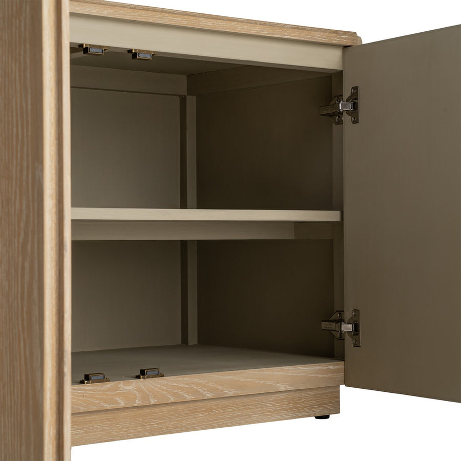 APARADOR NATURAL MADERA DE ROBLE SALÓN 208 X 54 X 65,50 CM