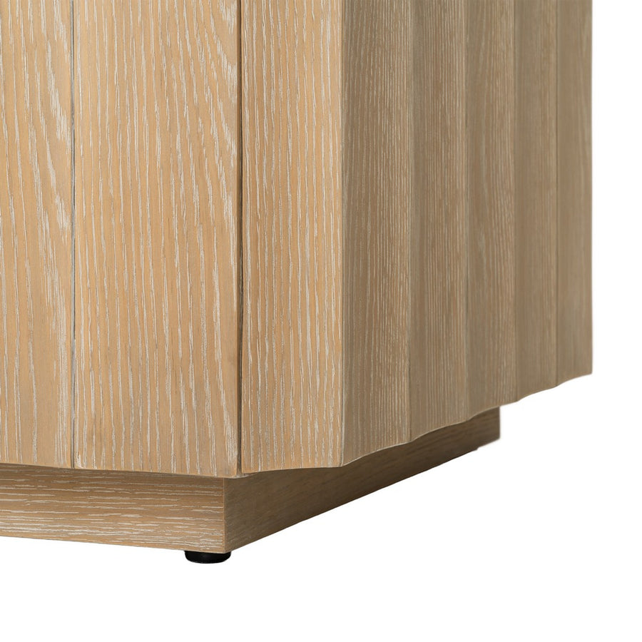 APARADOR NATURAL MADERA DE ROBLE SALÓN 208 X 54 X 65,50 CM