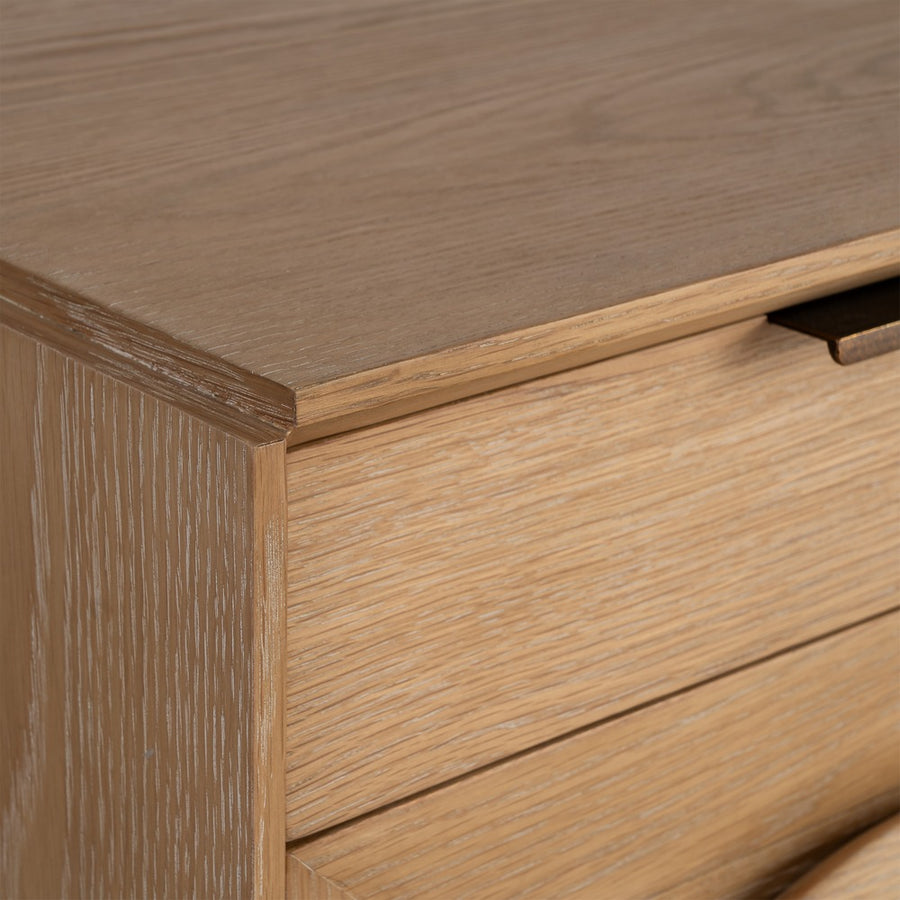 APARADOR NATURAL MADERA DE ROBLE SALÓN 240 X 40 X 77 CM