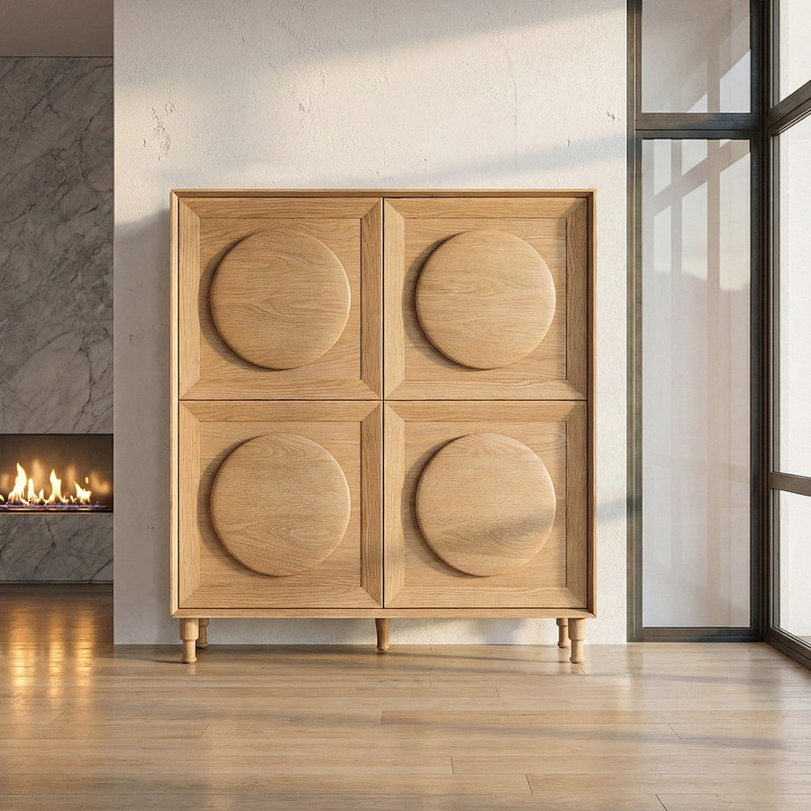 ARMARIO "CABINET" NATURAL 135 X 40 X 150 CM