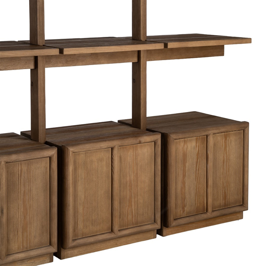 ESTANTERÍA MADERA DE PINO SALÓN 210,50 X 44,50 X 187 CM