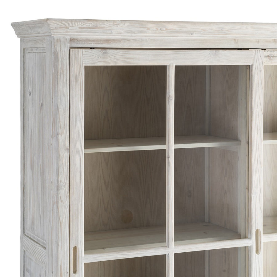 ALACENA BLANCO ROZADO MADERA DE PINO 180 X 44 X 240 CM