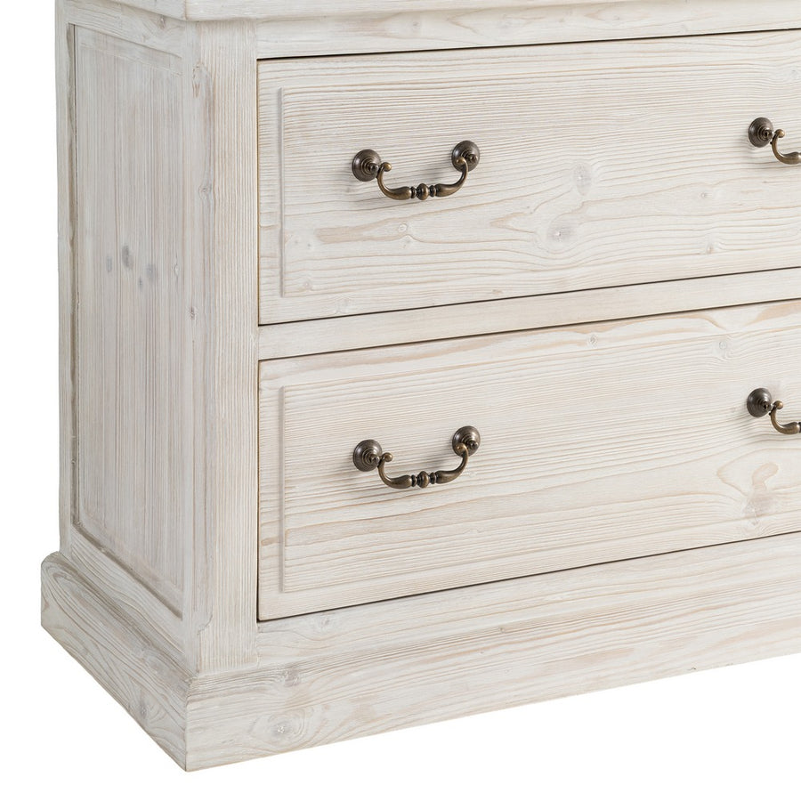 ALACENA BLANCO ROZADO MADERA DE PINO 180 X 44 X 240 CM