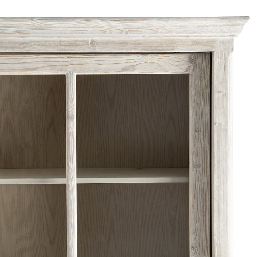 ALACENA BLANCO ROZADO MADERA DE PINO 180 X 44 X 240 CM