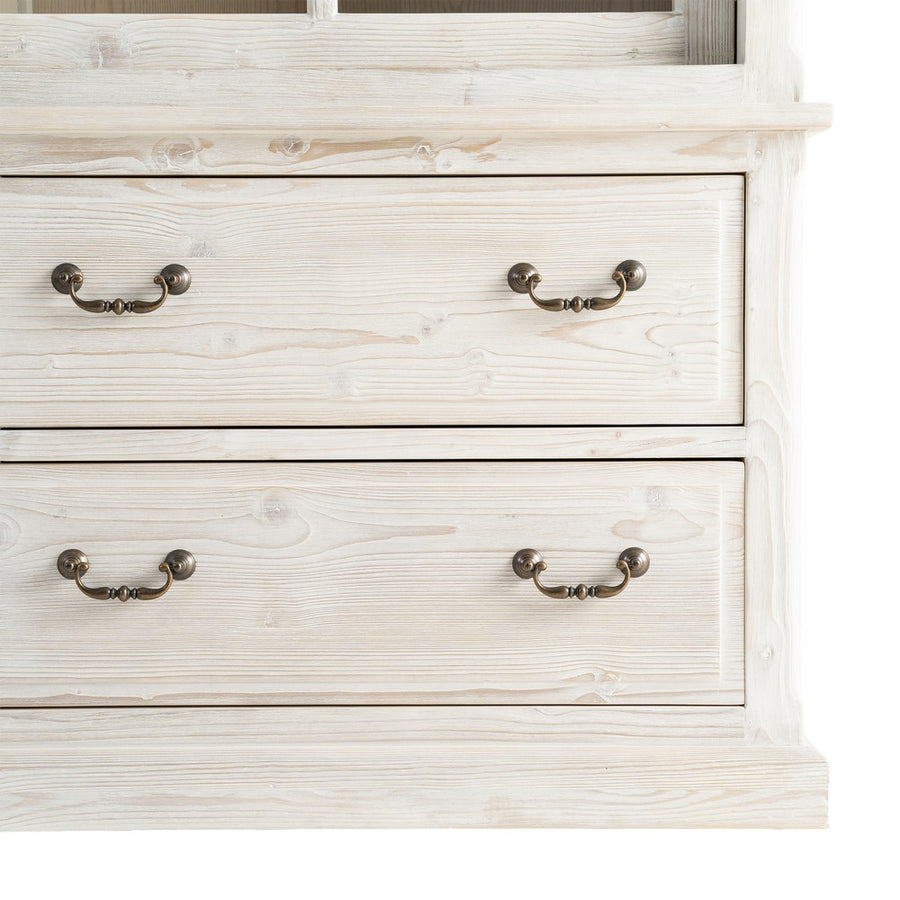 ALACENA BLANCO ROZADO MADERA DE PINO 180 X 44 X 240 CM