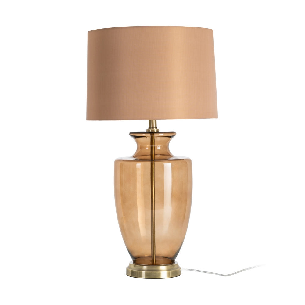 GLASS TABLE LAMP LIGHTING 41 X 41 X 75 CM