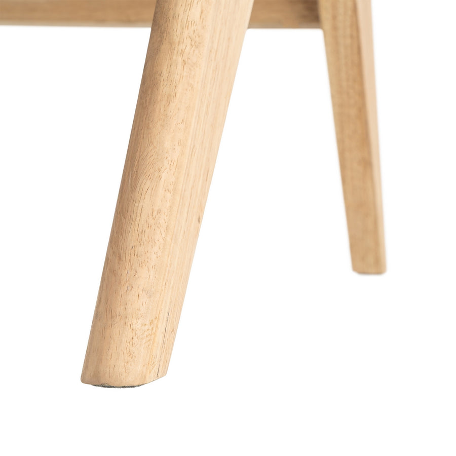 SILLÓN BEIGE TEJIDO-MADERA SALÓN 74 X 76 X 85 CM