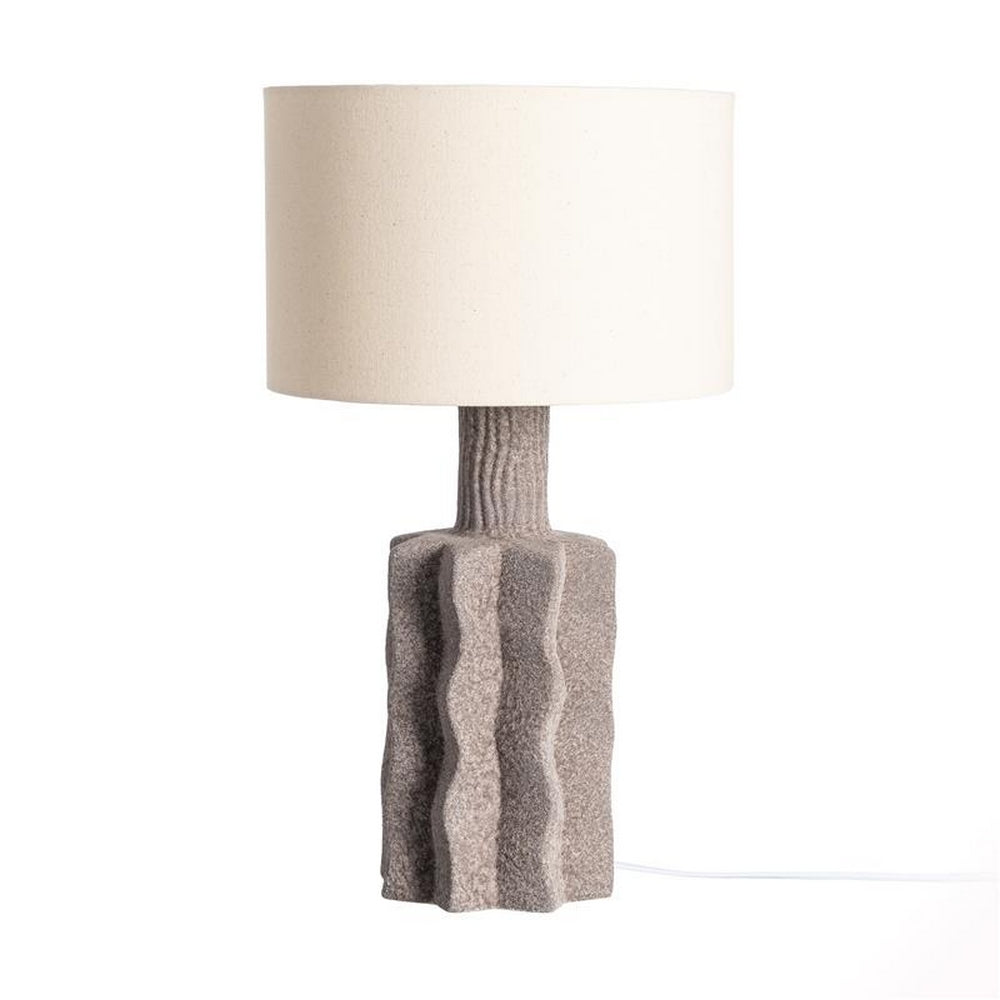 LÁMPARA MESA CERÁMICA ILUMINACIÓN 32 X 32 X 56 CM