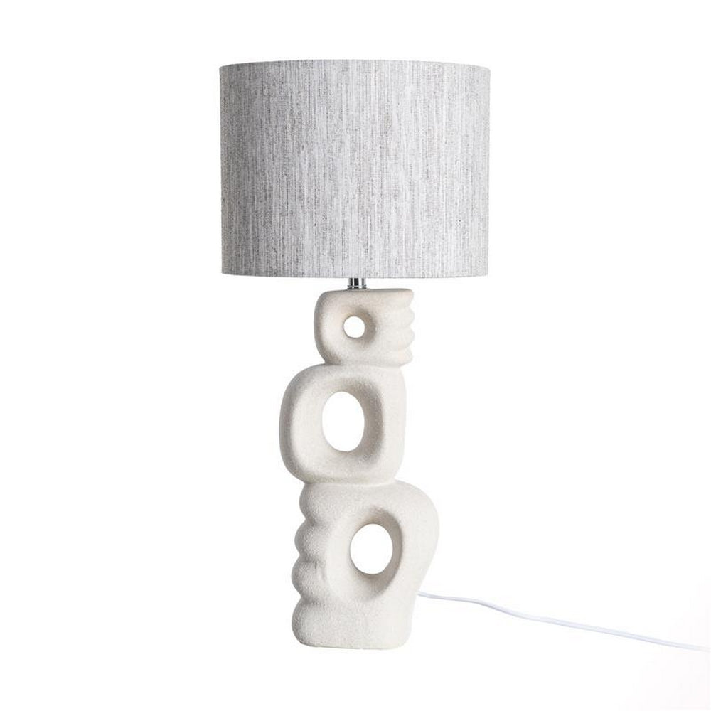 L�MPARA MESA CER�MICA ILUMINACI�N 28 X 28 X 60 CM