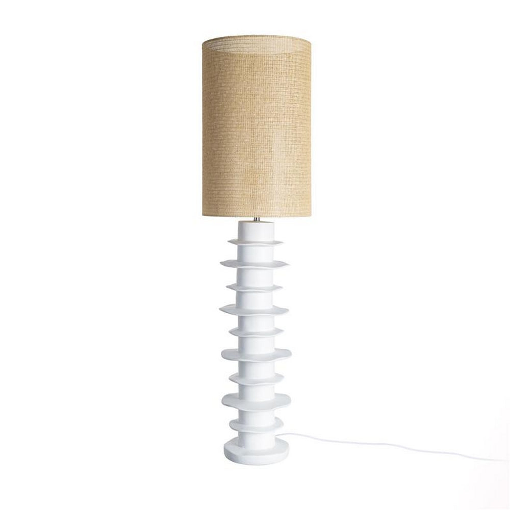 L�MPARA SUELO RESINA ILUMINACI�N 35,50 X 35,50 X 135 CM