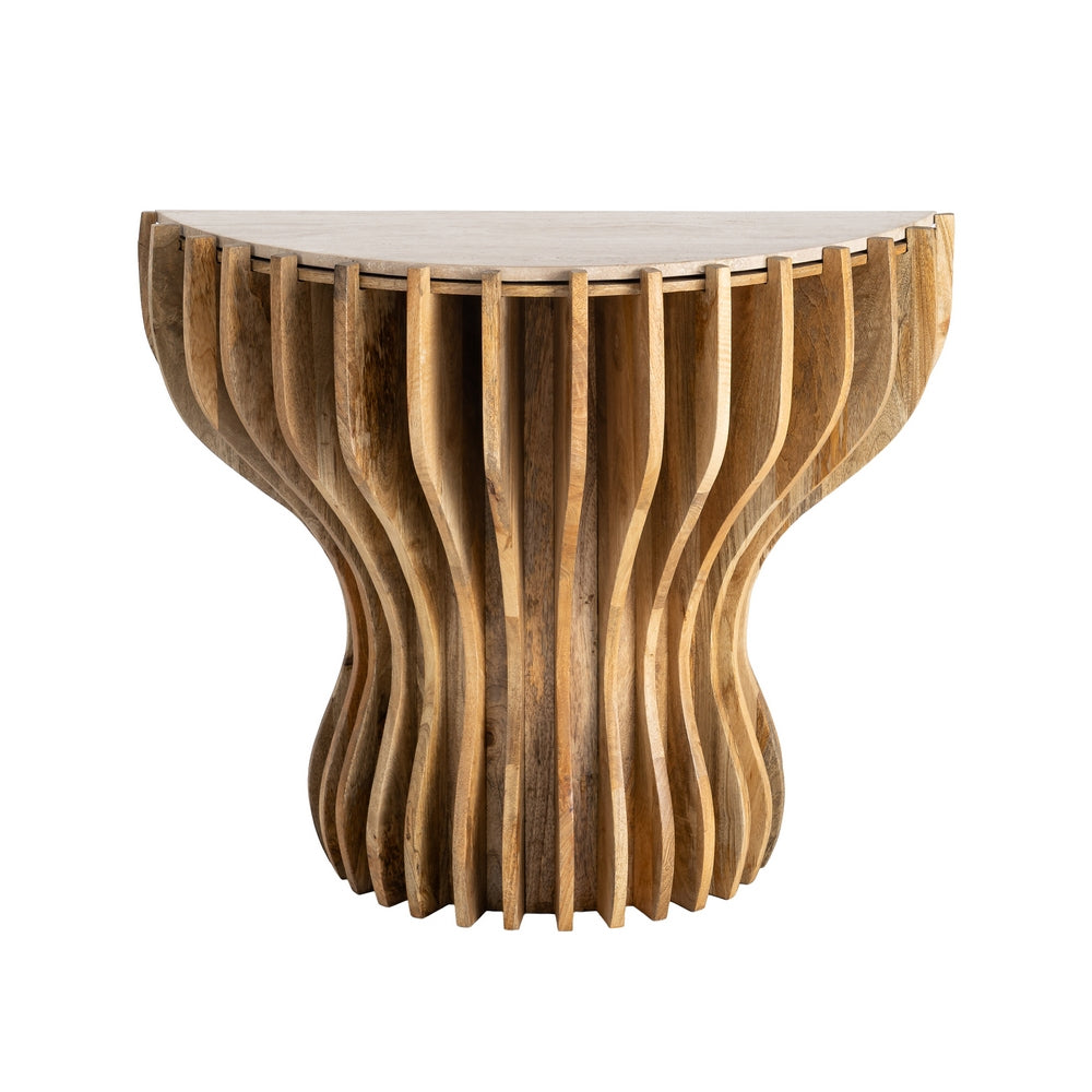 CONSOLA MADERA-M�RMOL SAL�N 92 X 40 X 76 CM