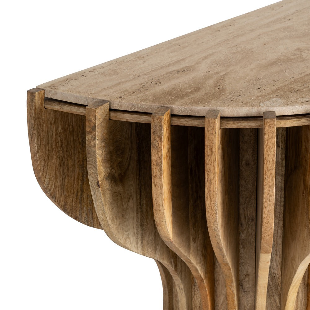 CONSOLA MADERA-M�RMOL SAL�N 92 X 40 X 76 CM