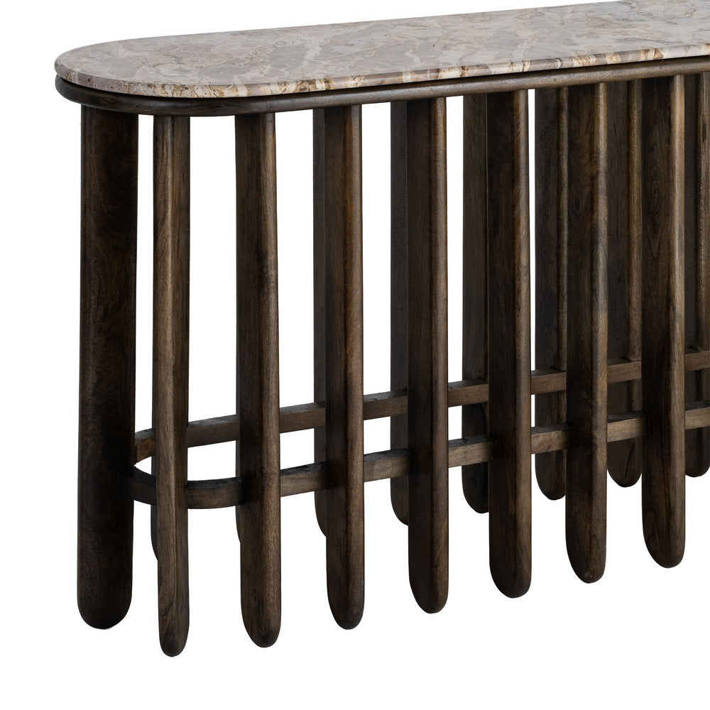 CONSOLA MADERA-M�RMOL SAL�N 160 X 40 X 76 CM