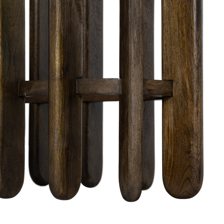 CONSOLA MADERA-MÁRMOL SALÓN 160 X 40 X 76 CM