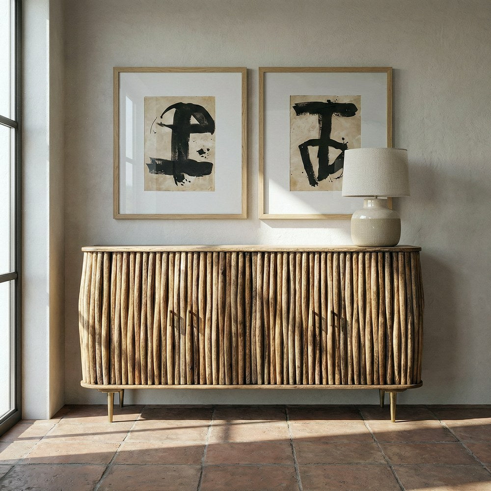 APARADOR MADERA DE MANGO SALÓN 148 X 39 X 78 CM