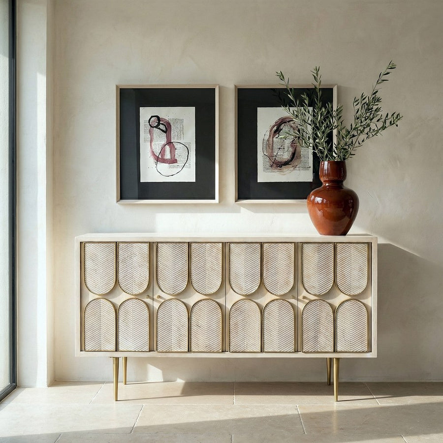 APARADOR MADERA DE MANGO SALÓN 152 X 41 X 83,50 CM
