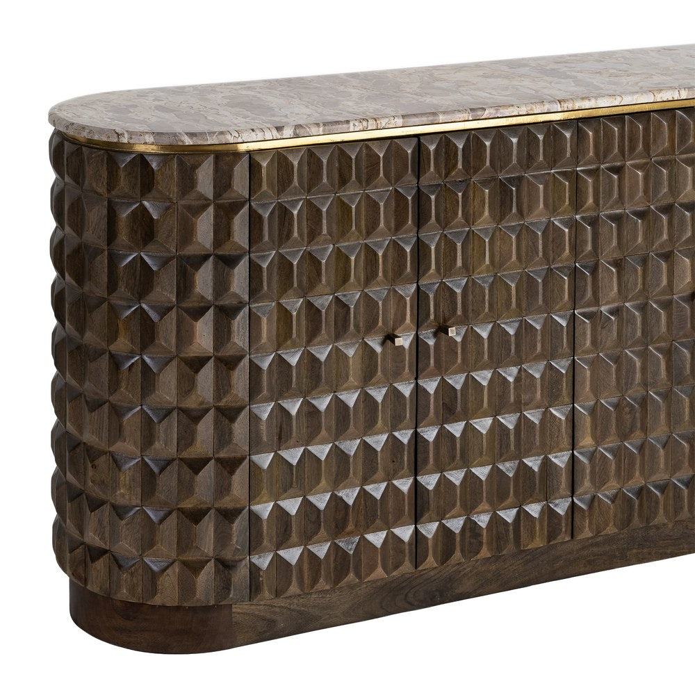 APARADOR MADERA-M�RMOL SAL�N 154 X 40 X 76 CM