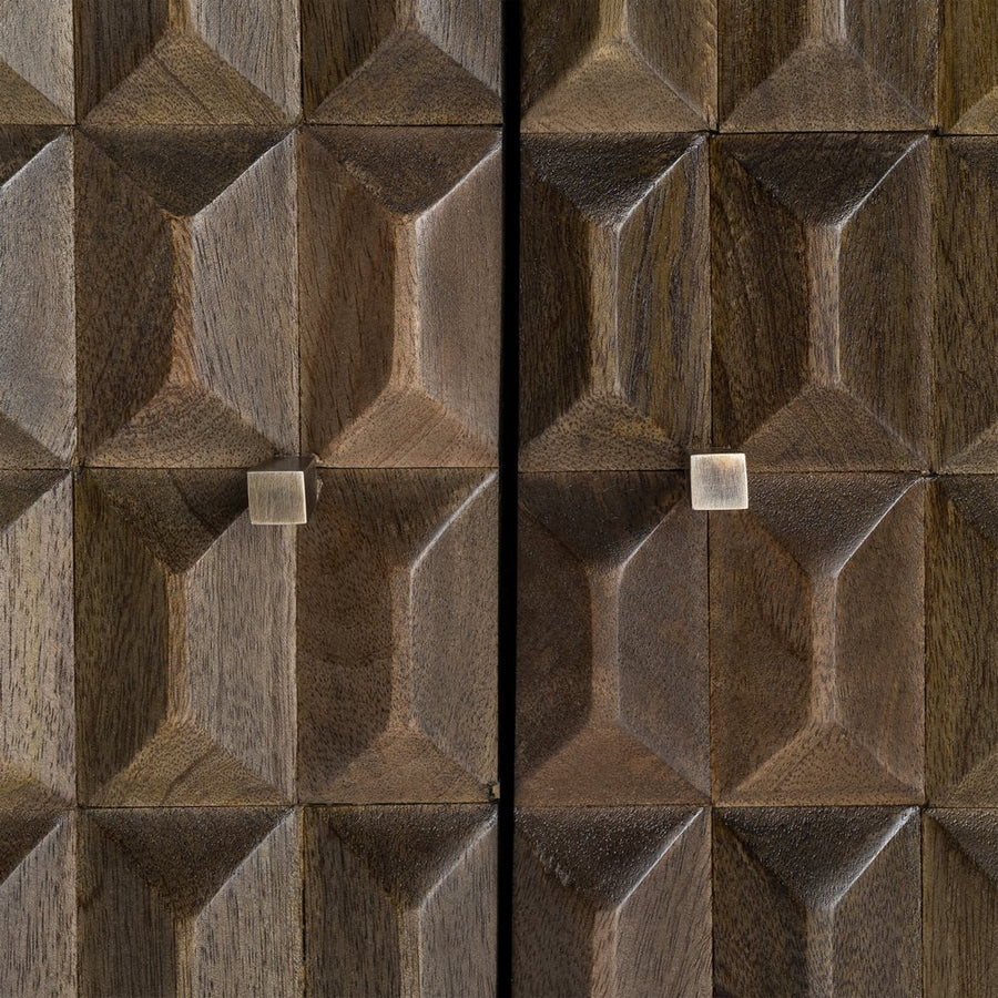 APARADOR MADERA-MÁRMOL SALÓN 154 X 40 X 76 CM