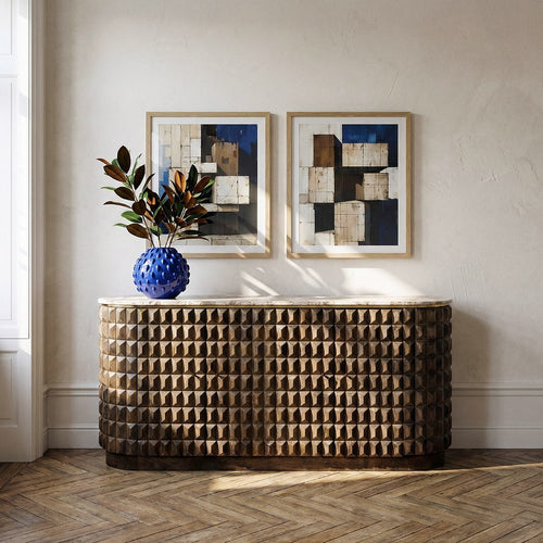 APARADOR MADERA-M�RMOL SAL�N 154 X 40 X 76 CM