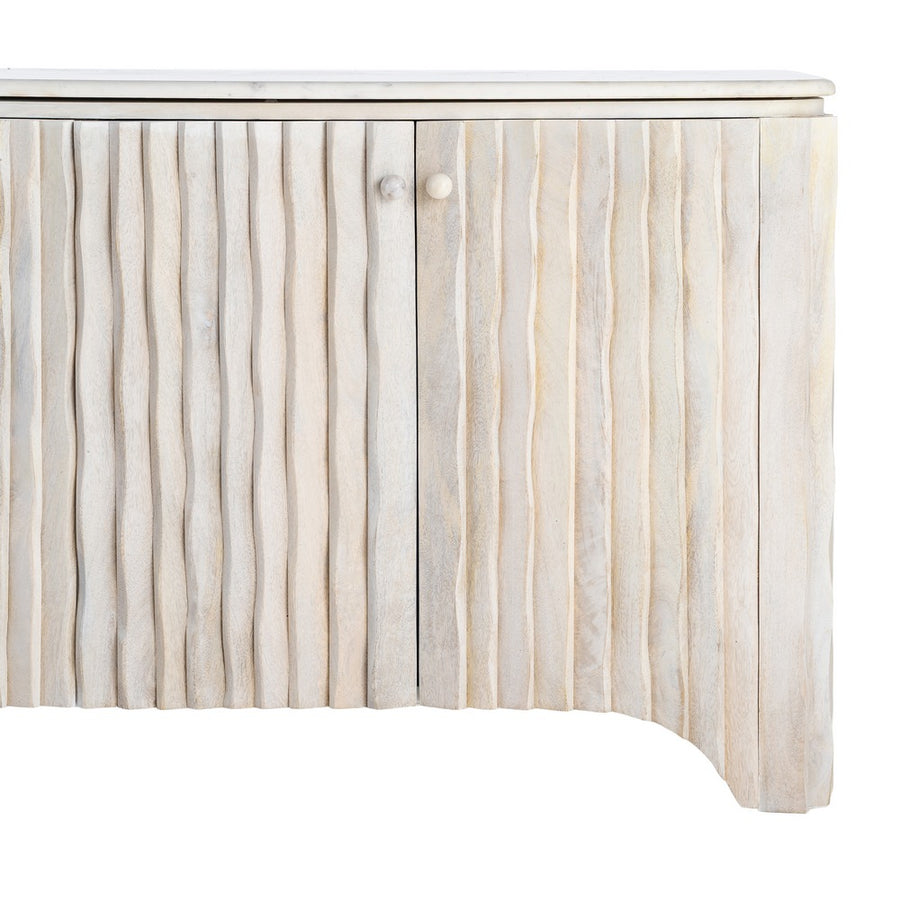 APARADOR MADERA-MÁRMOL SALÓN 153 X 41 X 73 CM