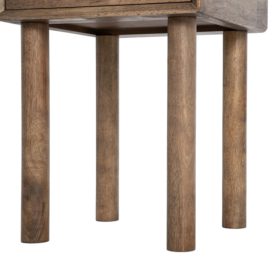 MESITA MARRÓN MADERA 40 X 40 X 55 CM