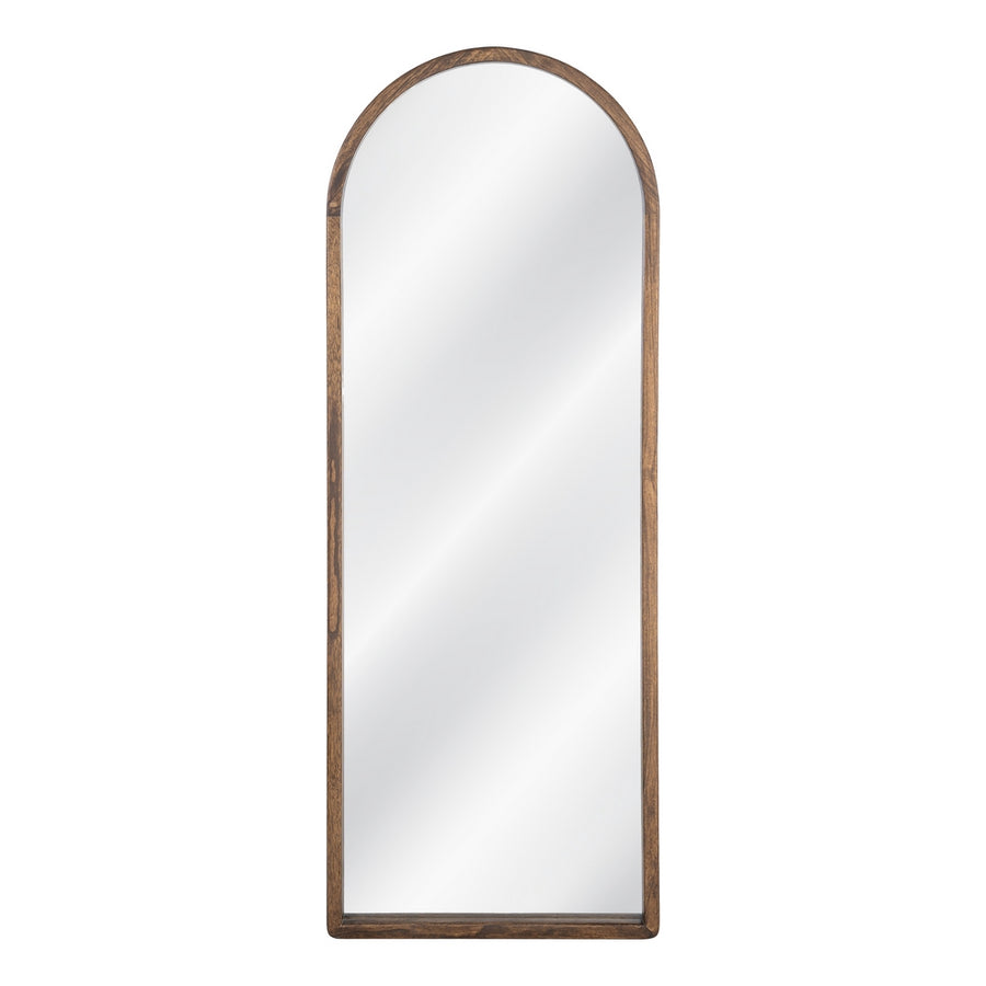 DARK BROWN PAULOWNIA WOOD MIRROR 60 X 3 X 160 CM