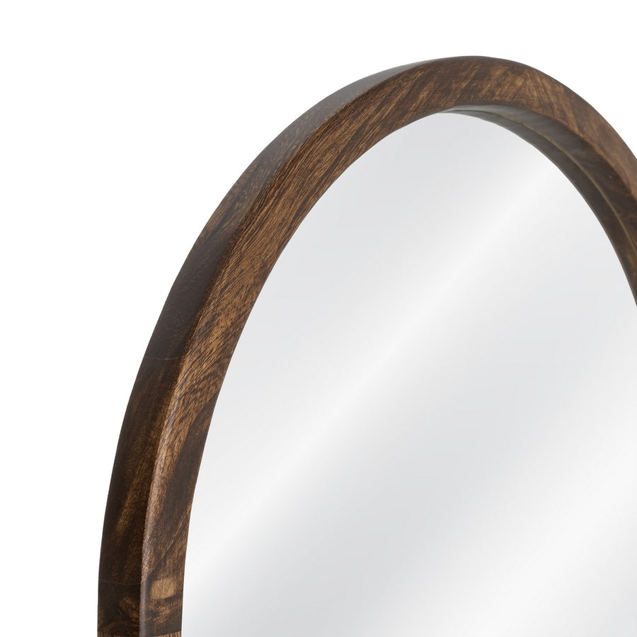 DARK BROWN PAULOWNIA WOOD MIRROR 60 X 3 X 160 CM