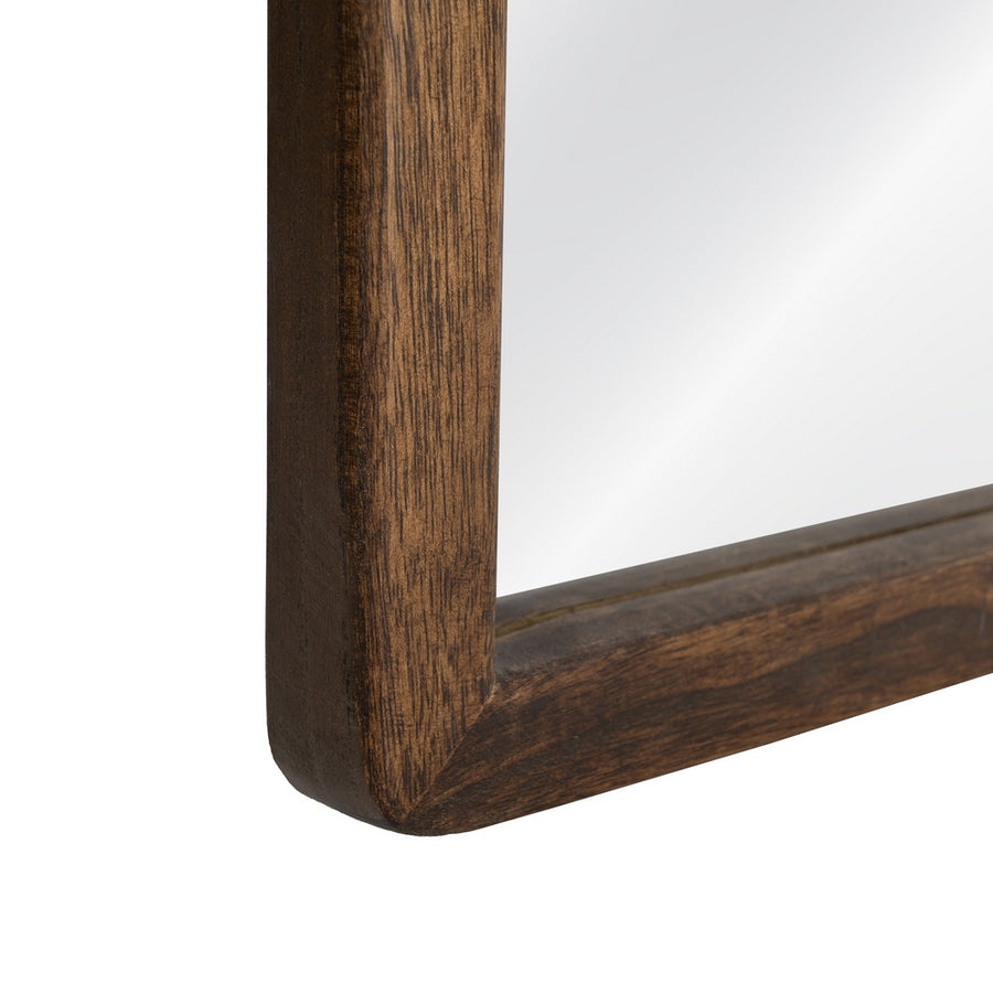 DARK BROWN PAULOWNIA WOOD MIRROR 60 X 3 X 160 CM