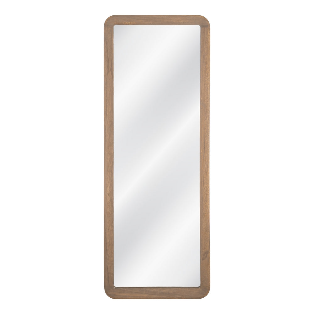 ESPEJO NOGAL MADERA PAULONIA DECORACIÓN 60 X 3 X 160 CM