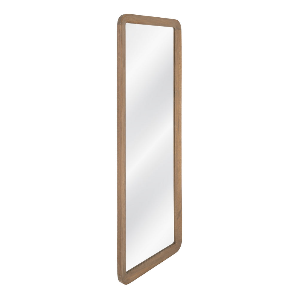 ESPEJO NOGAL MADERA PAULONIA DECORACIÓN 60 X 3 X 160 CM