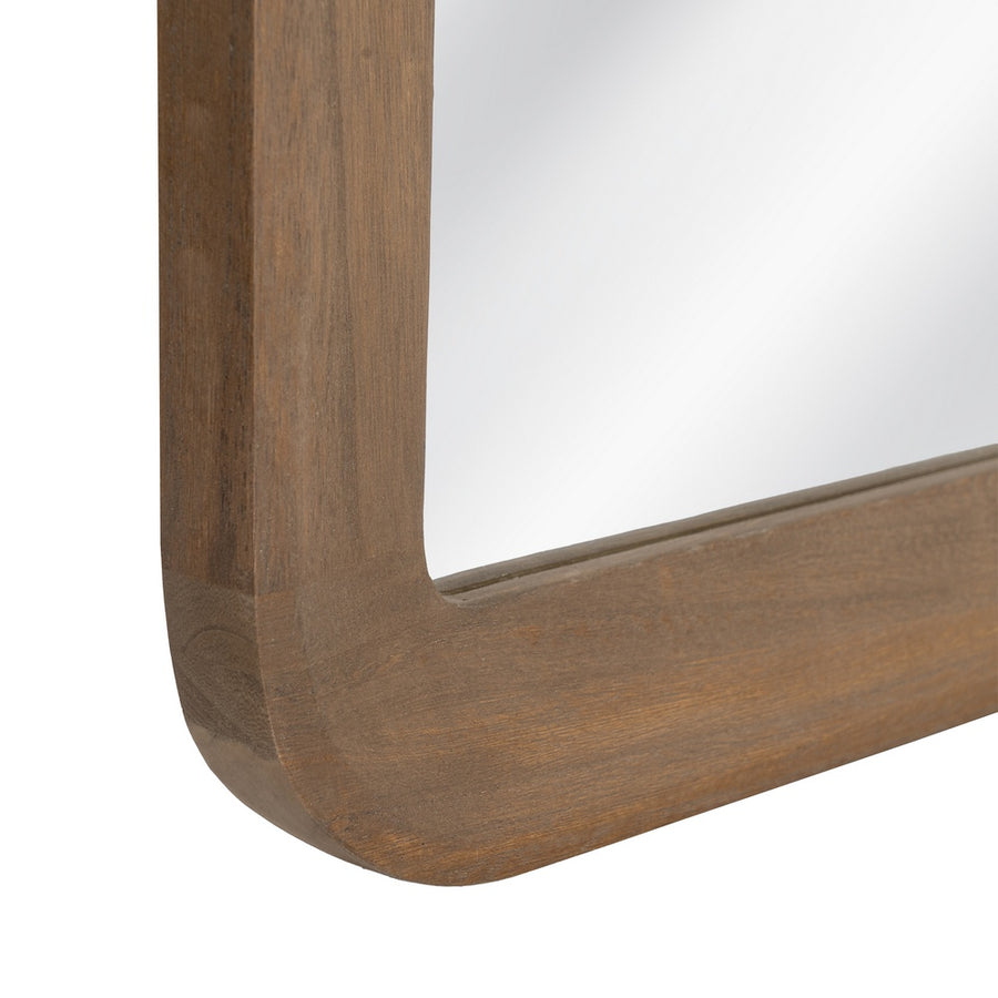 ESPEJO NOGAL MADERA PAULONIA DECORACIÓN 60 X 3 X 160 CM
