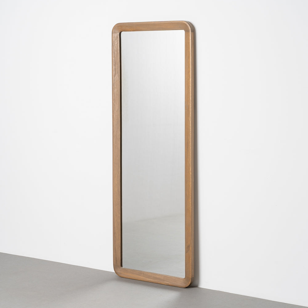ESPEJO NOGAL MADERA PAULONIA DECORACI�N 60 X 3 X 160 CM
